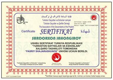 Turkiston Sayyidlari va eshonlari Jamiyati