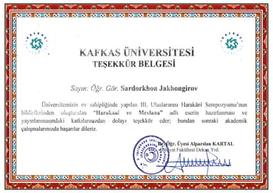 Turkiya Respublikasi Kavkaz Universiteti