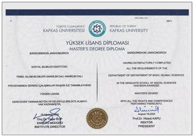 Turkiya Respublikasi Kavkaz Universiteti